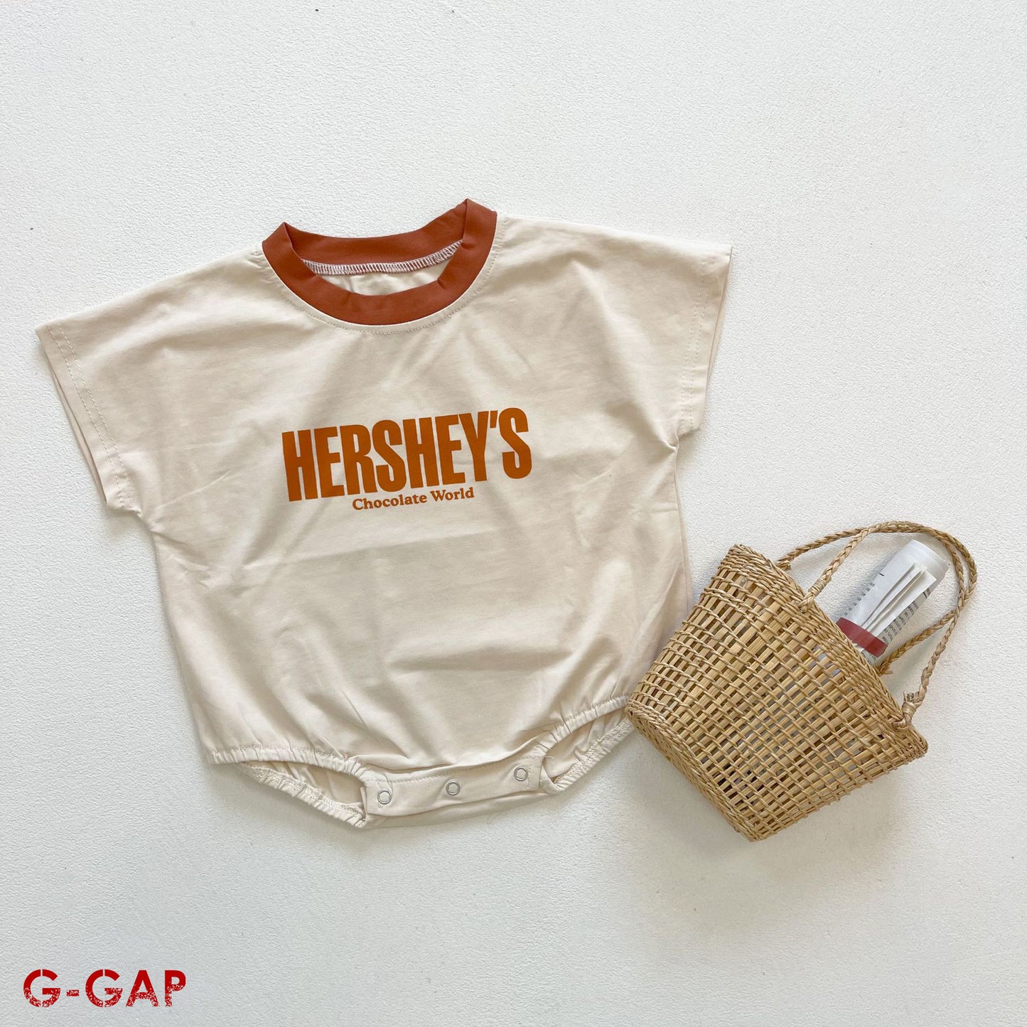 Summer Baby Bat Sleeve Cotton Jumpsuit - Soft and Comfortable