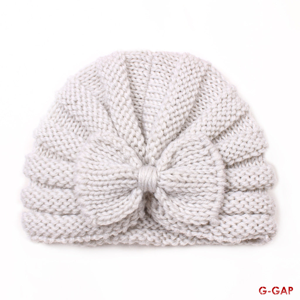 Autumn/Winter Knitted Wool Baby Hat - European and American Style