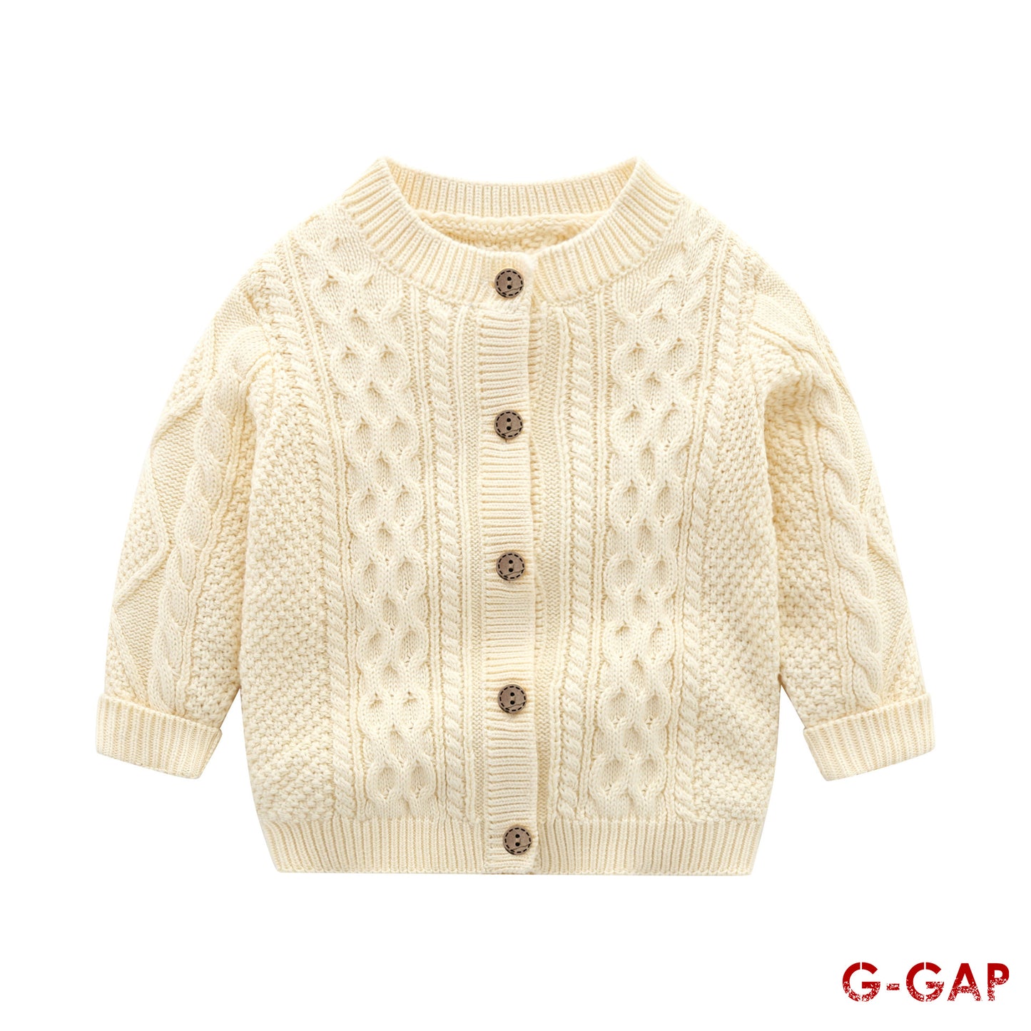 Solid Color Knitted Cardigan
