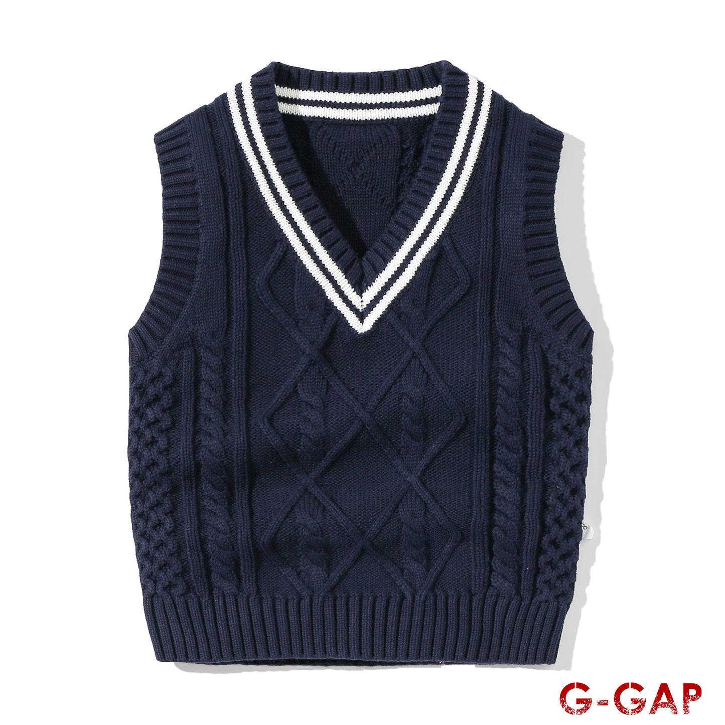 Cute V-Neck Knitted Vest