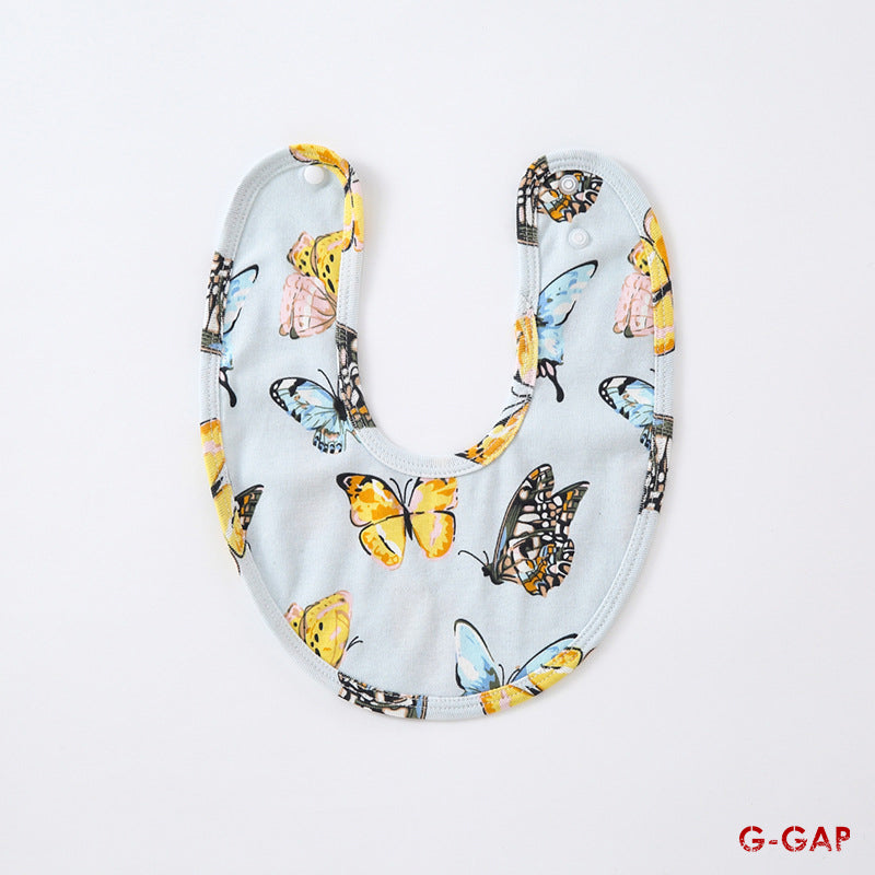 Spring and Autumn Cotton Printed Footed Pajamas Jumpsuit for Newborns