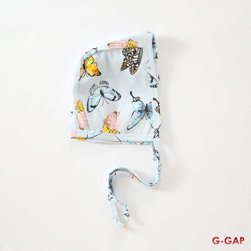 Spring and Autumn Cotton Printed Footed Pajamas Jumpsuit for Newborns