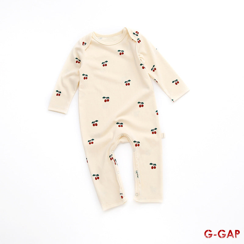 Soft Cotton Long Sleeve Baby Romper