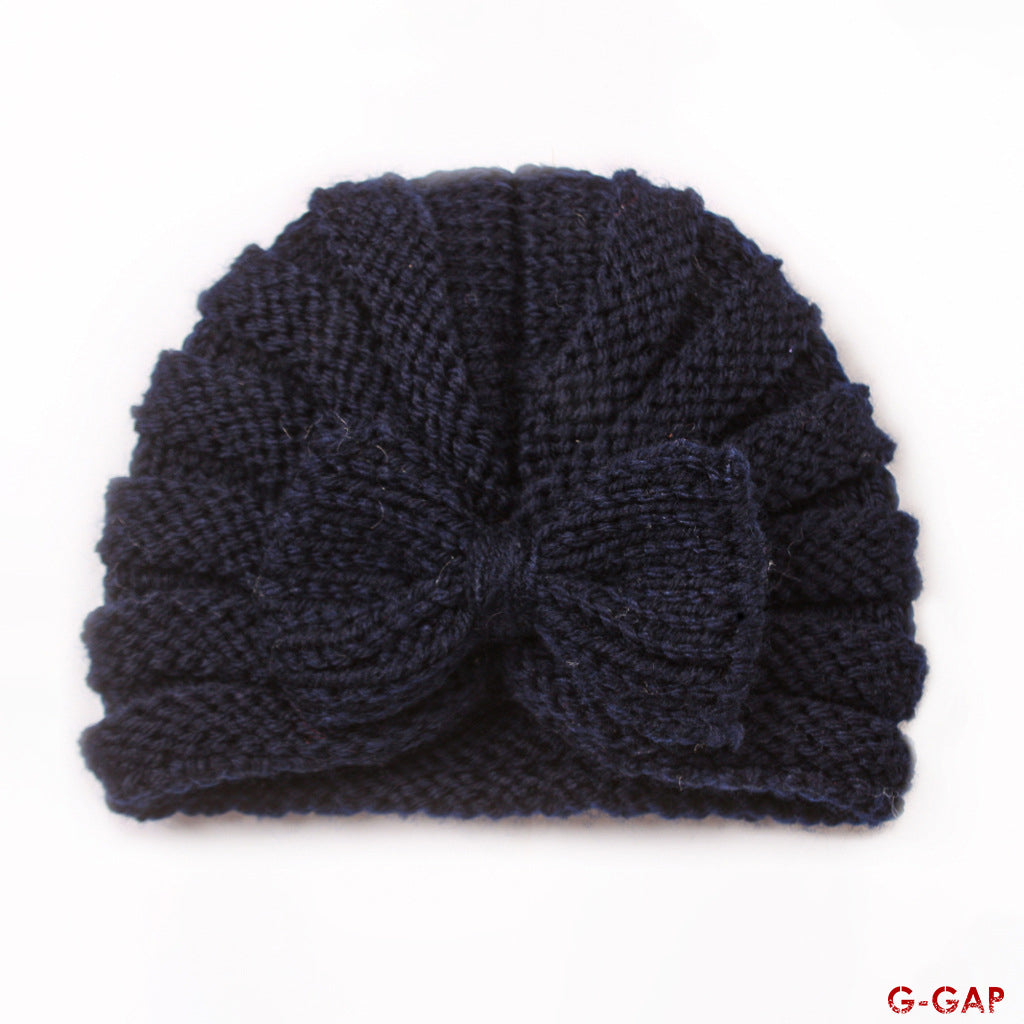 Autumn/Winter Knitted Wool Baby Hat - European and American Style