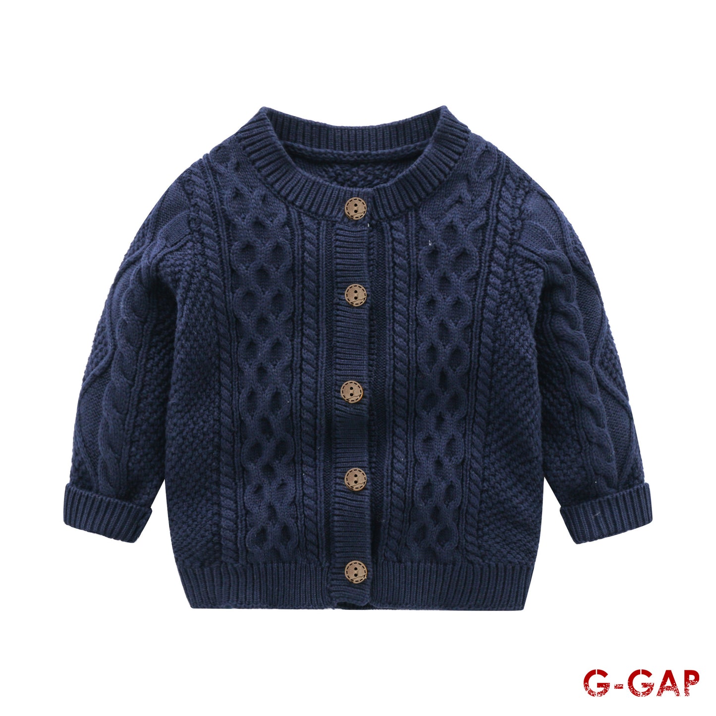 Solid Color Knitted Cardigan