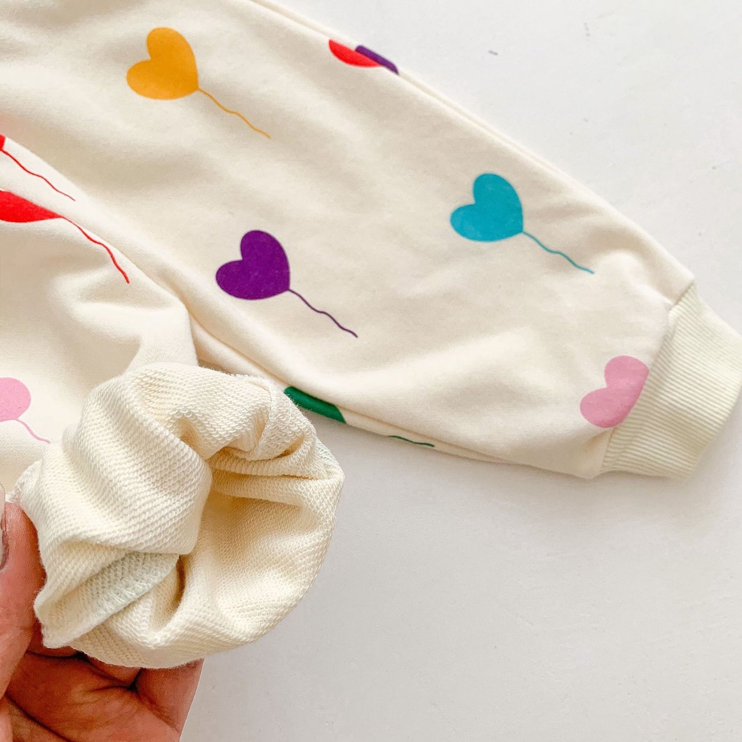 Autumn Love Baby Top and Pants Fashion 2-Piece Children's Suit