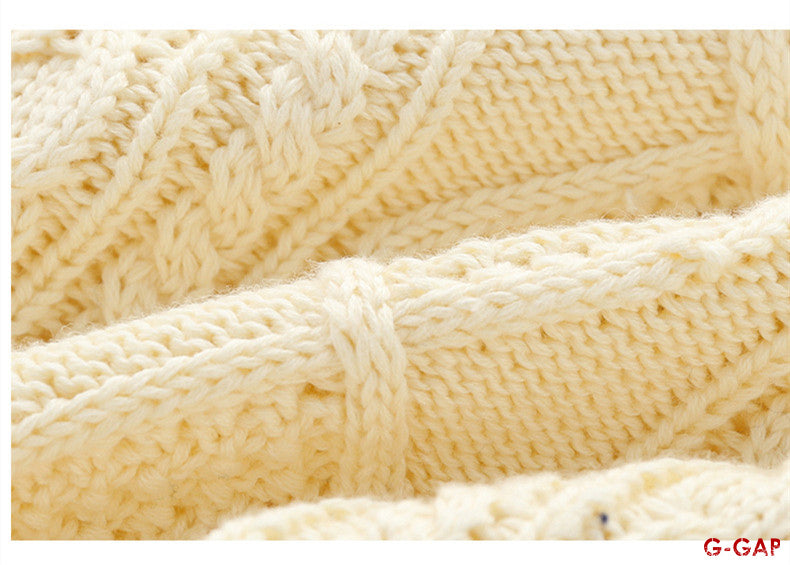 Solid Color Knitted Cardigan