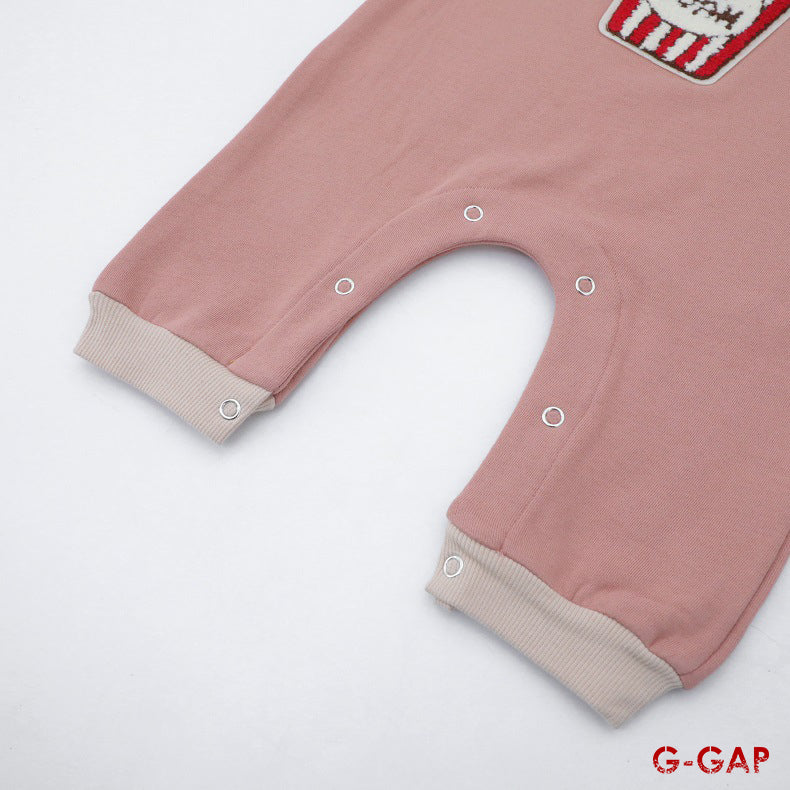 Autumn/Winter Ins Baby Long Sleeve Cartoon Cotton Bodysuit