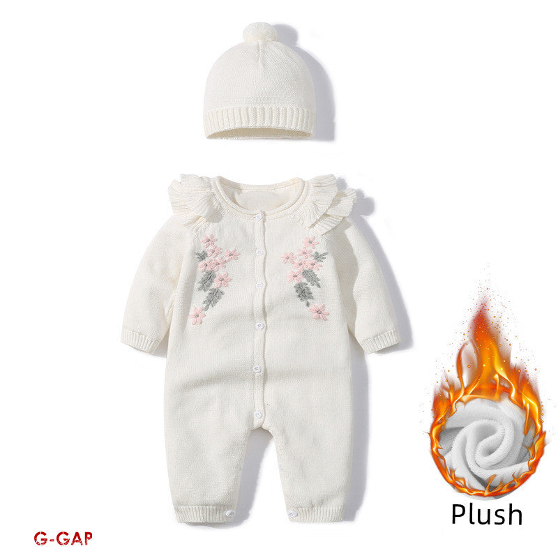 Woolen Knitted Romper for Babies