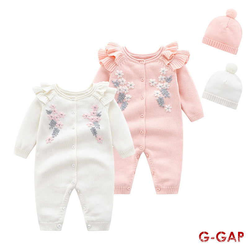 Woolen Knitted Romper for Babies