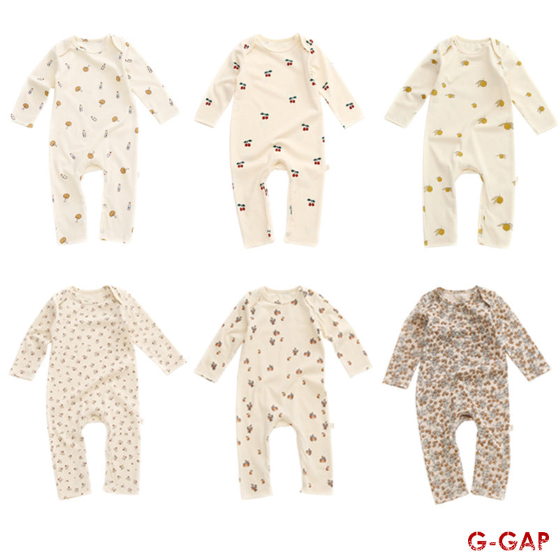 Soft Cotton Long Sleeve Baby Romper