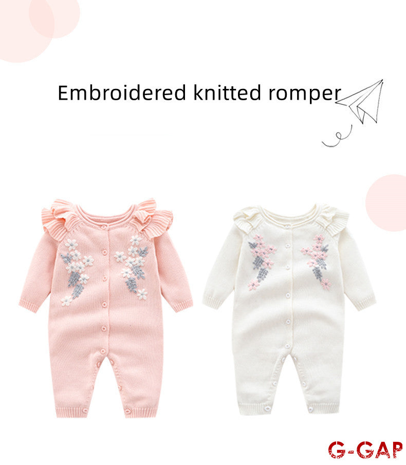Woolen Knitted Romper for Babies