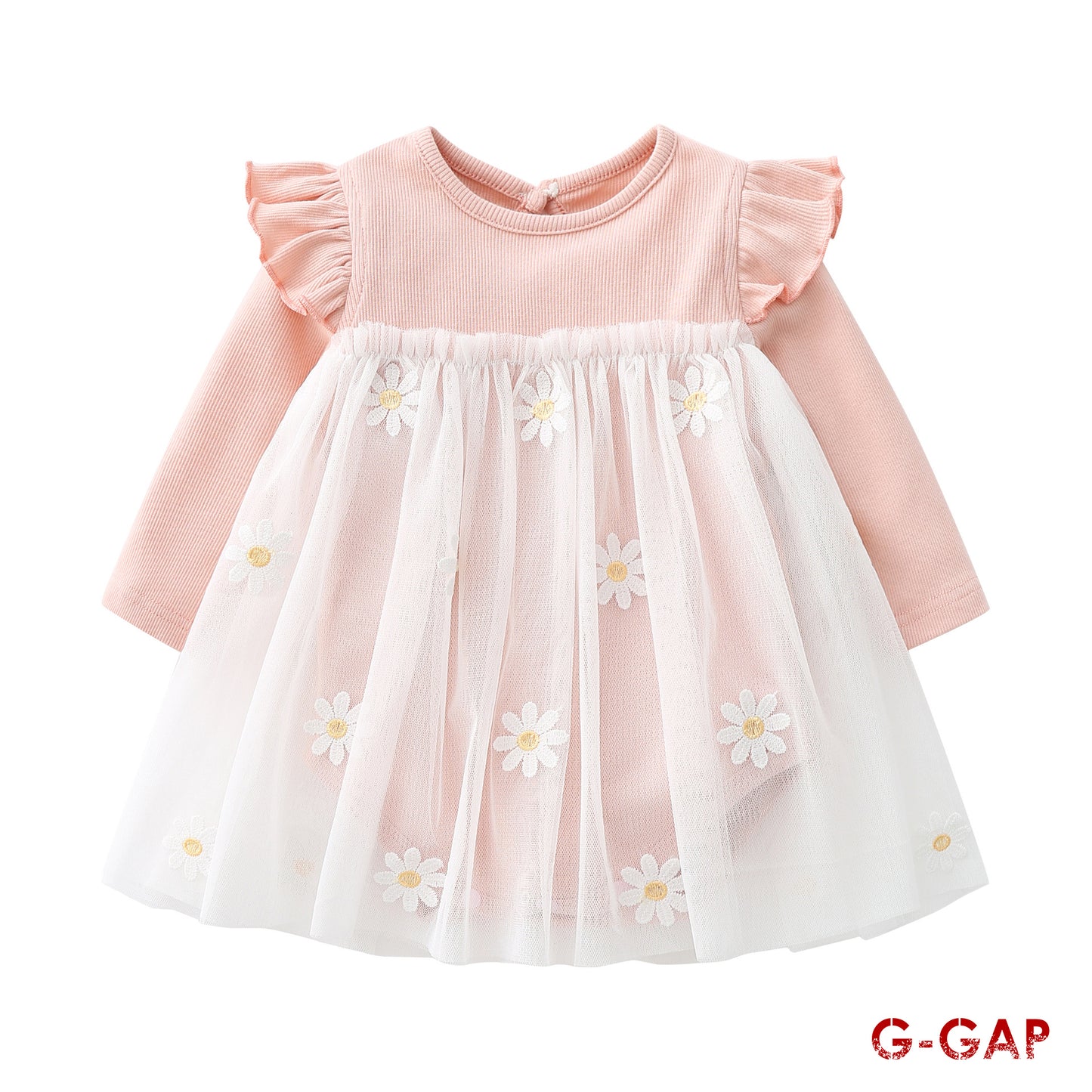 Newborn Cotton Romper Dress Long Sleeved Baby Clothes