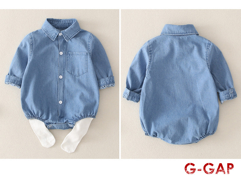 Spring/Autumn Baby Denim Jumpsuit