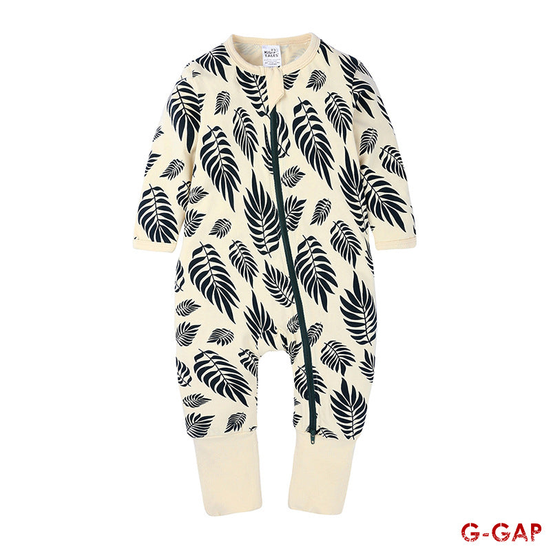 Spring/Autumn Baby Cotton Long Sleeve Zipper Romper
