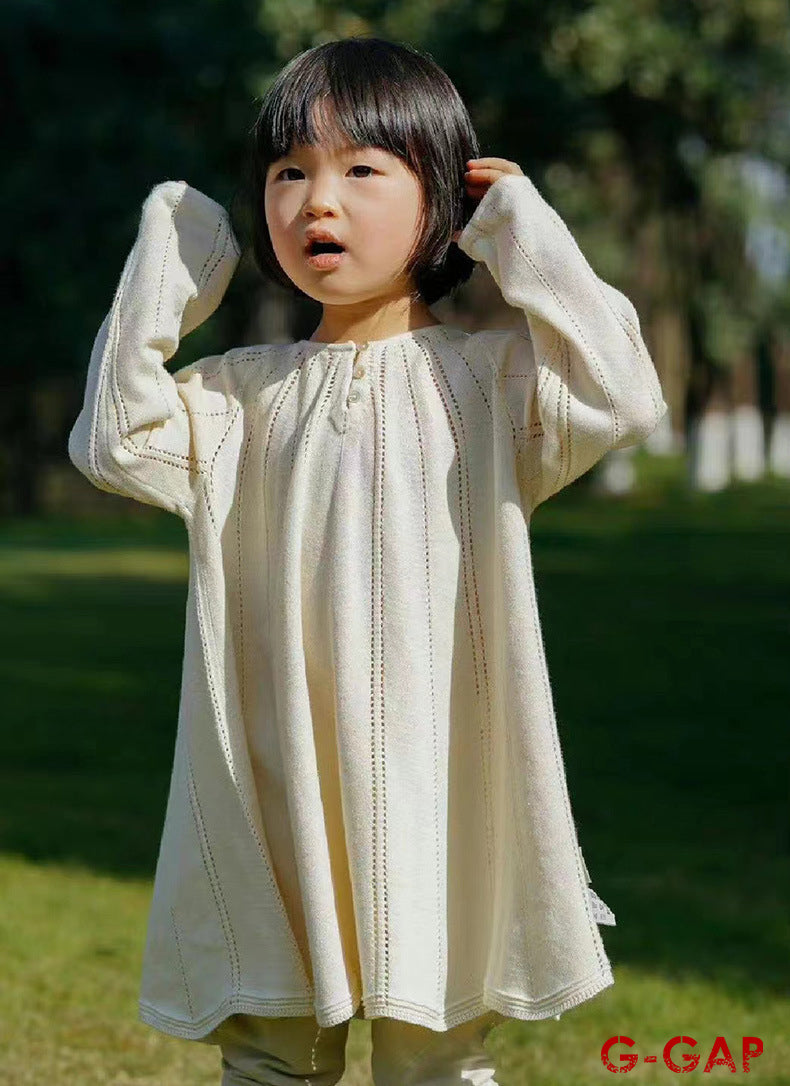 Spring Baby Long Sleeve Cotton Princess Dress