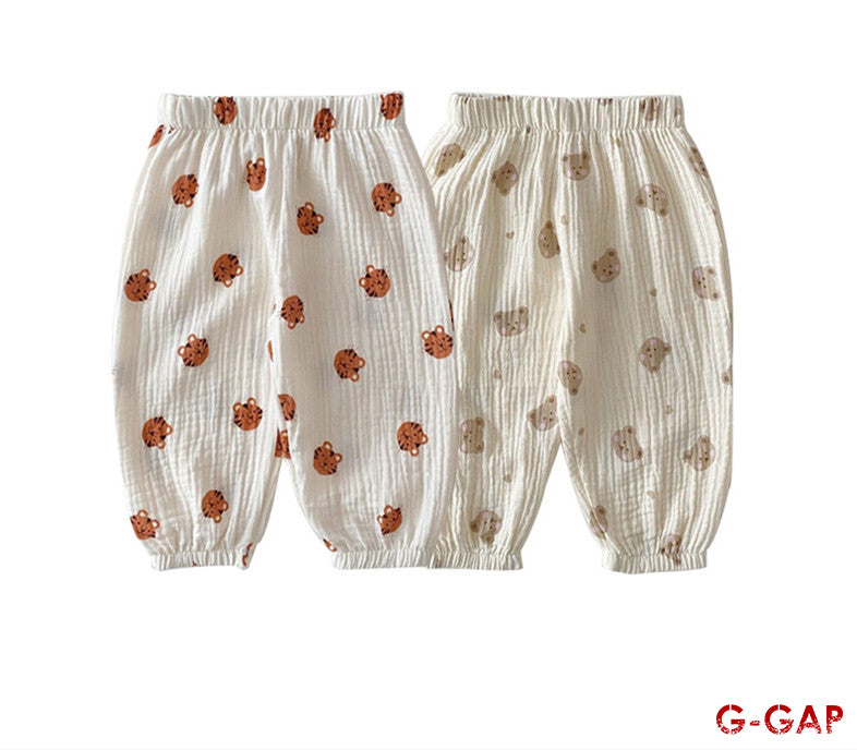 Summer Infant Mosquito-Proof Cotton Lantern Pants