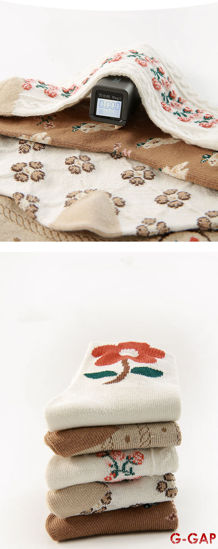 Baby Flower Rabbit Tube Socks