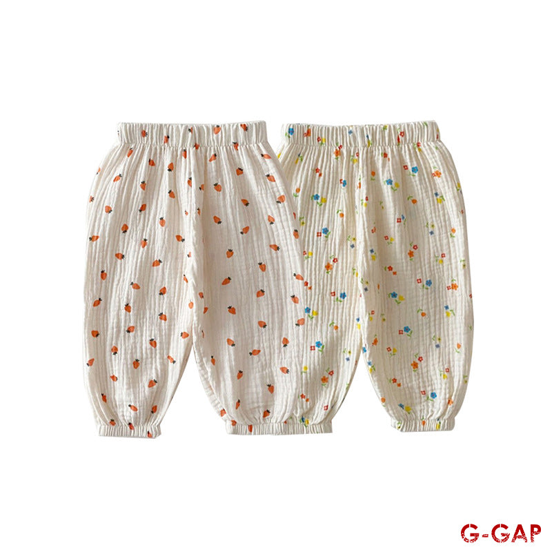 Summer Infant Mosquito-Proof Cotton Lantern Pants