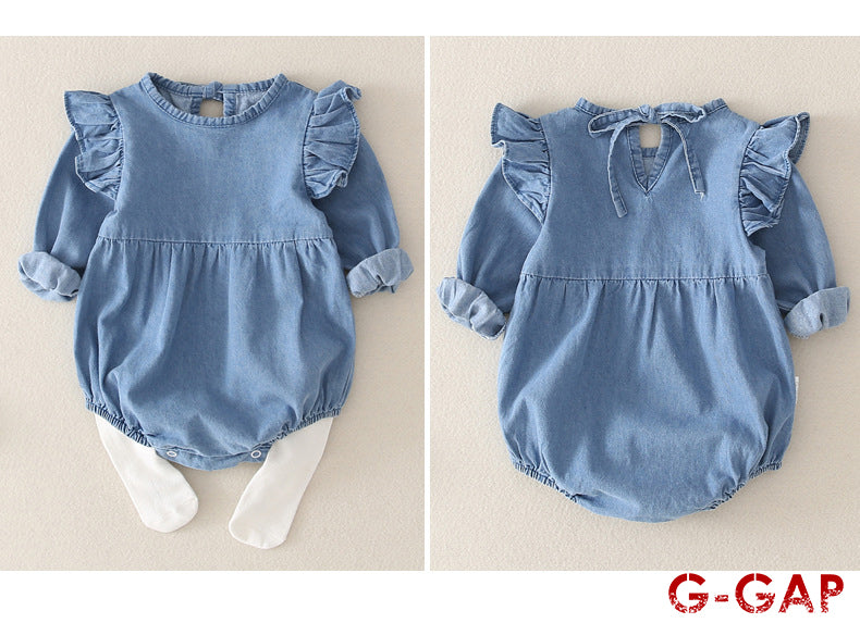 Spring/Autumn Baby Denim Jumpsuit