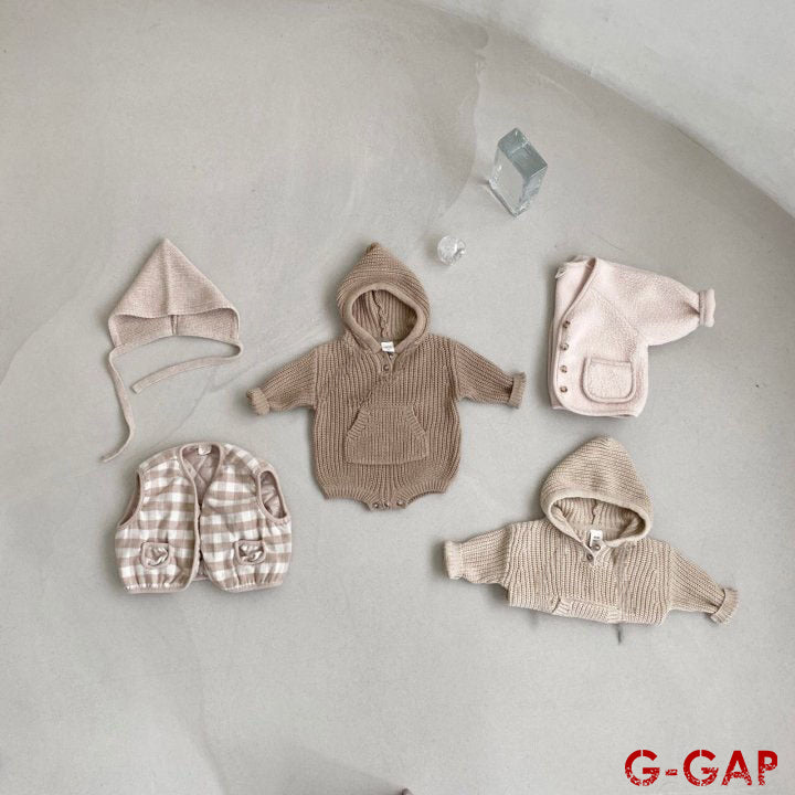 Neutral Long Sleeve Knitted Romper