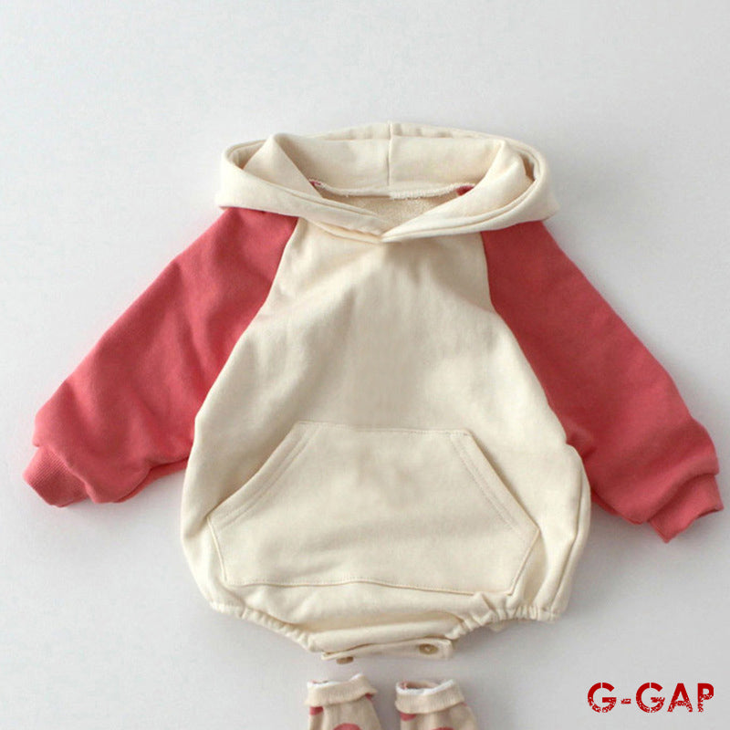 Hooded Romper for Boys and Girls