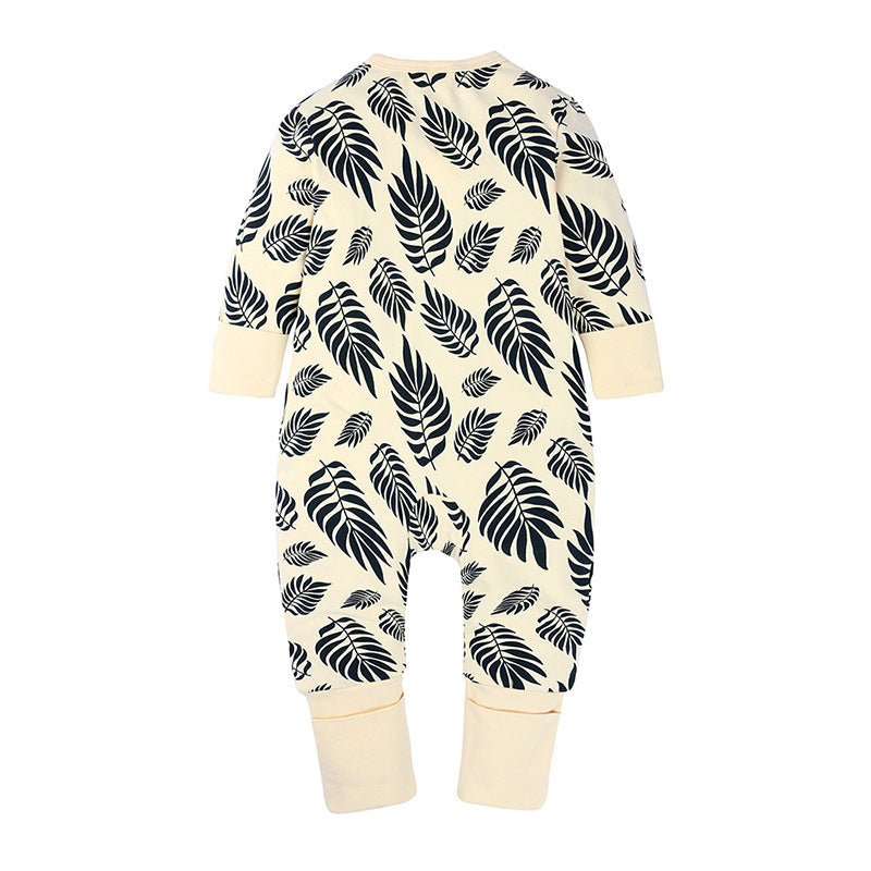 High-Quality Cotton Zipper Romper