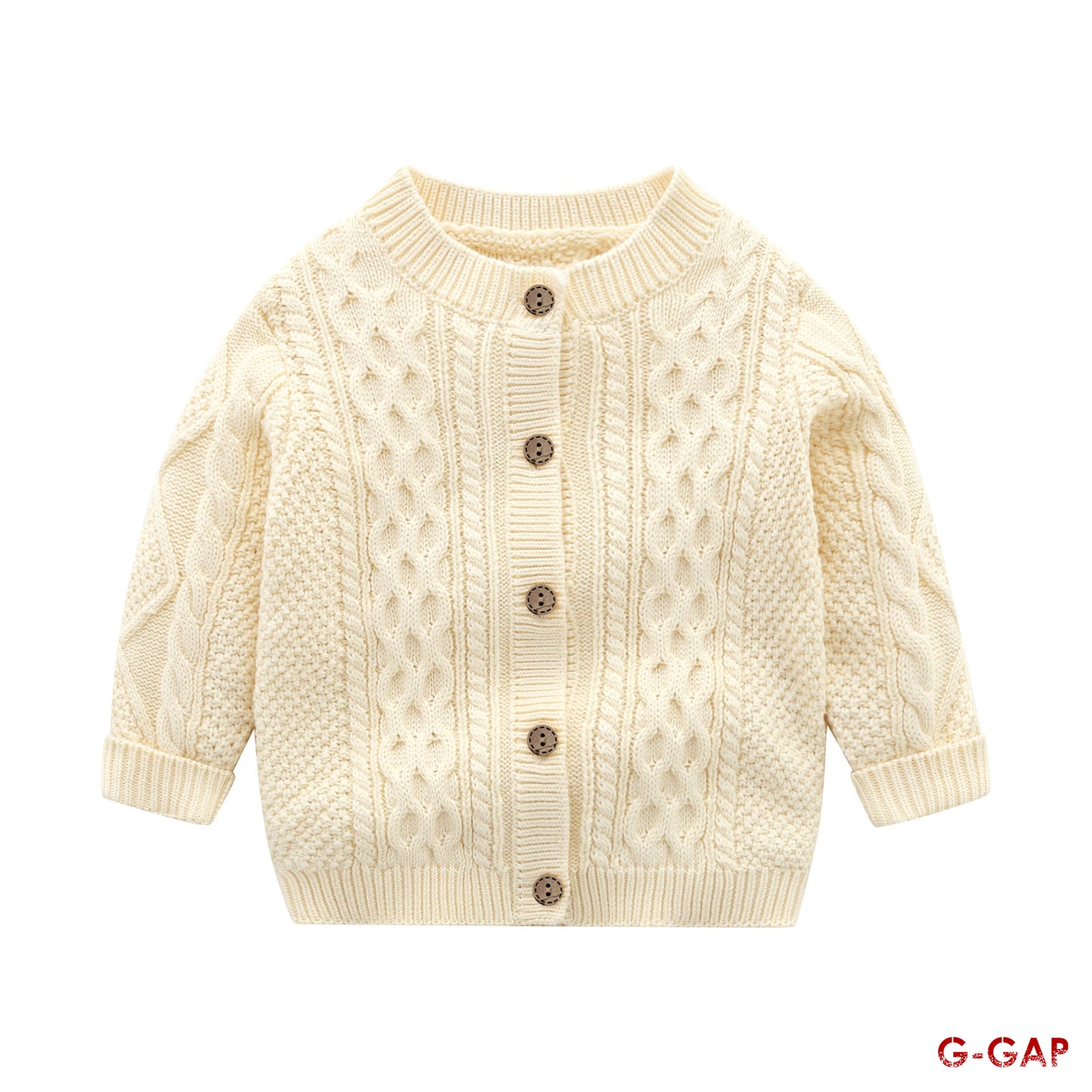 Solid Color Knitted Cardigan