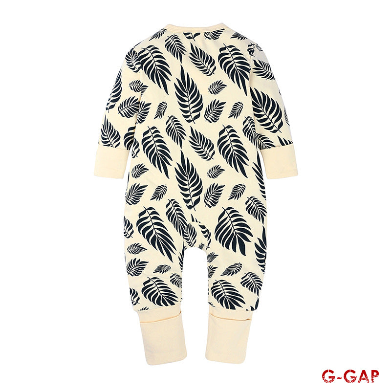 Spring/Autumn Baby Cotton Long Sleeve Zipper Romper