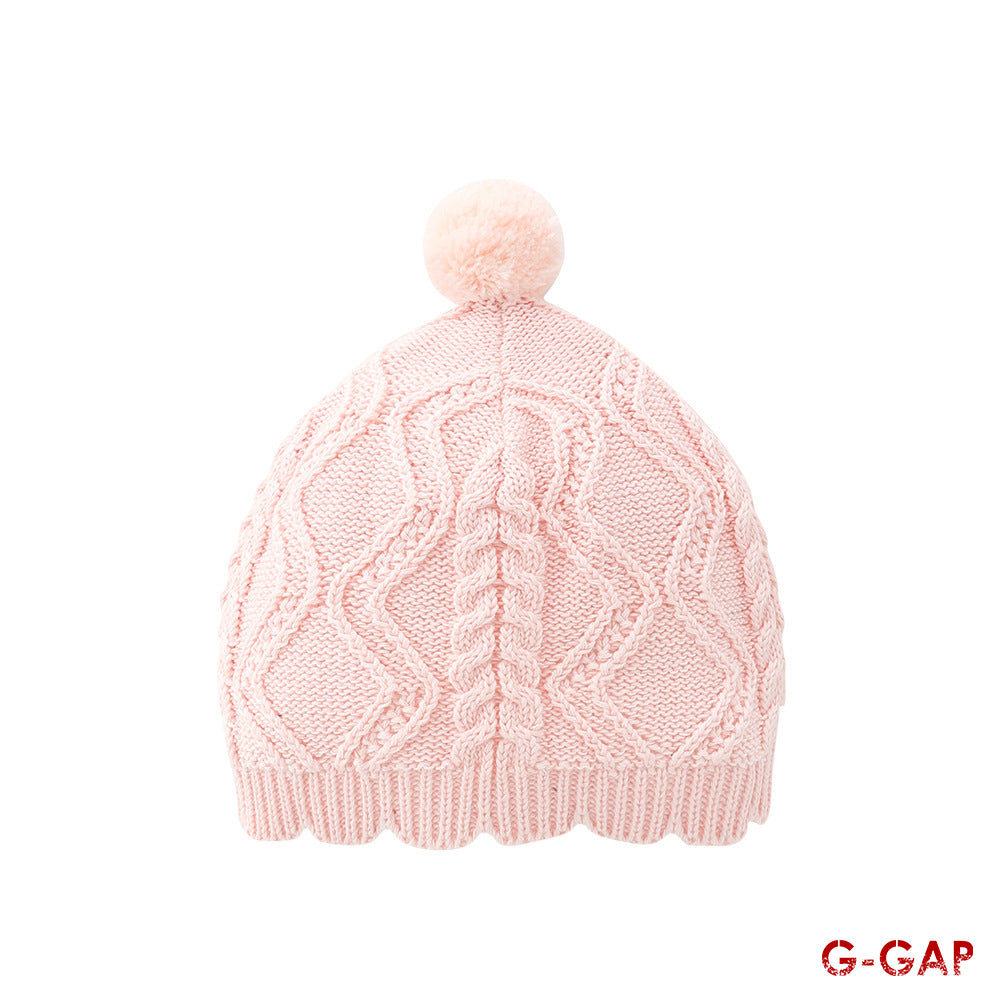 Baby Woolen Jumpsuit with Hat - Embroidered Newborn Outfit