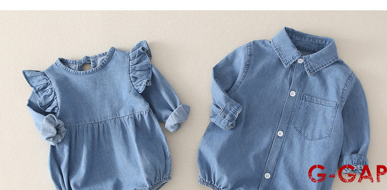 Spring/Autumn Baby Denim Jumpsuit