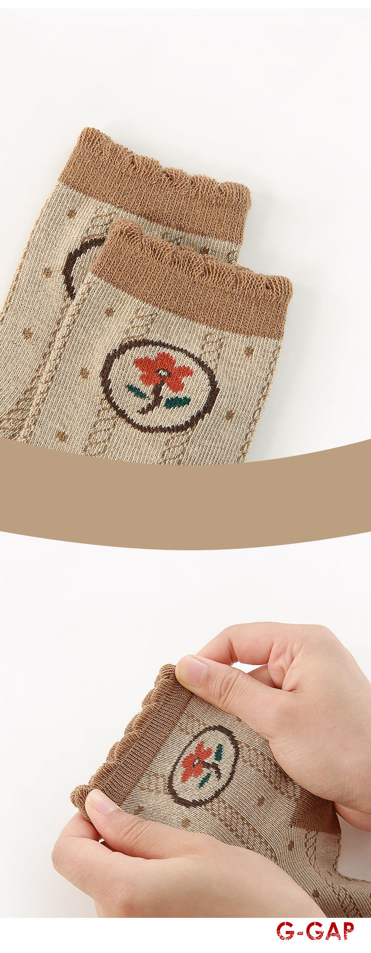 Baby Flower Rabbit Tube Socks