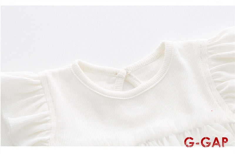 Newborn Cotton Romper Dress Long Sleeved Baby Clothes