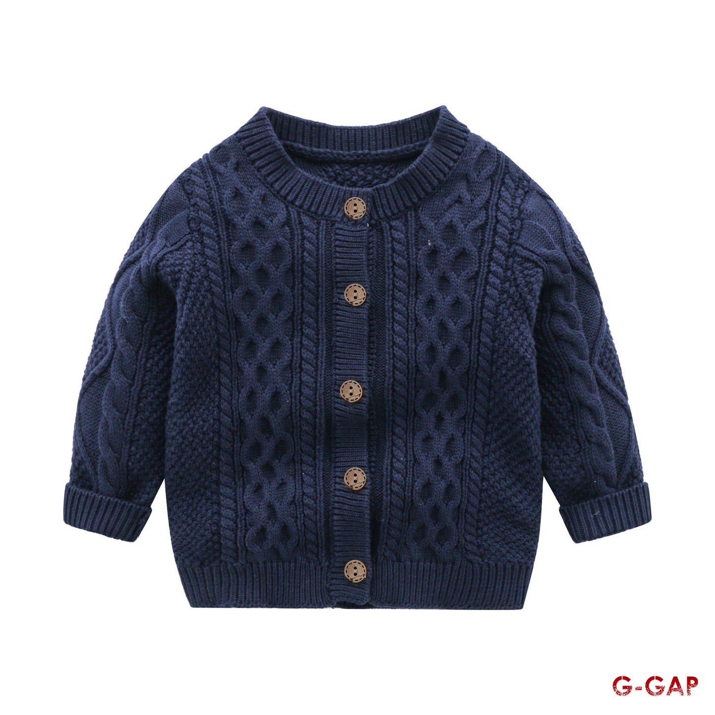 Solid Color Knitted Cardigan