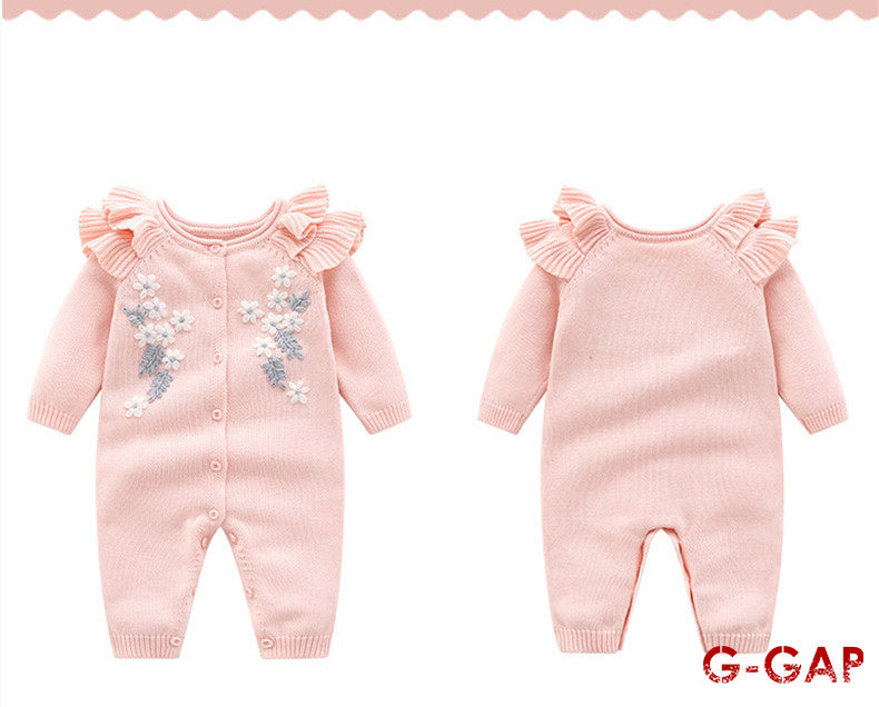 Woolen Knitted Romper for Babies