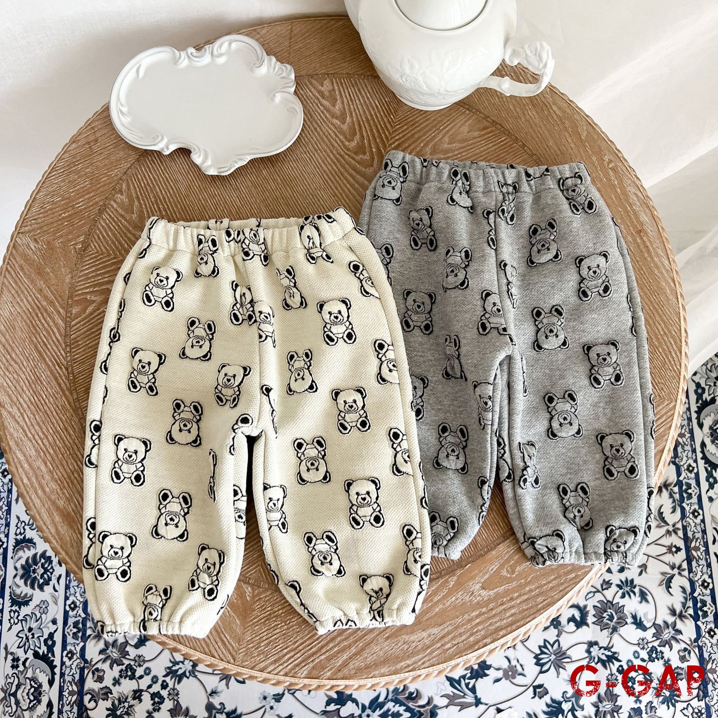 Baby Bear Vest Pants Suit Autumn Fashion Cotton 2-Piece