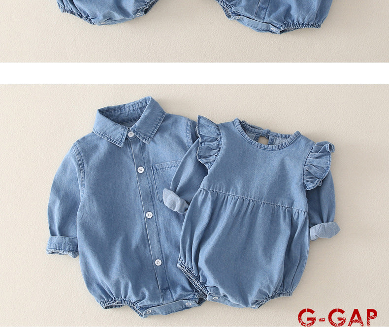 Spring/Autumn Baby Denim Jumpsuit