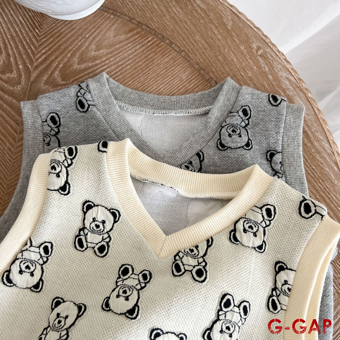 Baby Bear Vest Pants Suit Autumn Fashion Cotton 2-Piece
