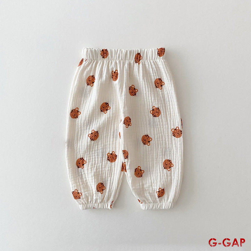 Summer Infant Mosquito-Proof Cotton Lantern Pants