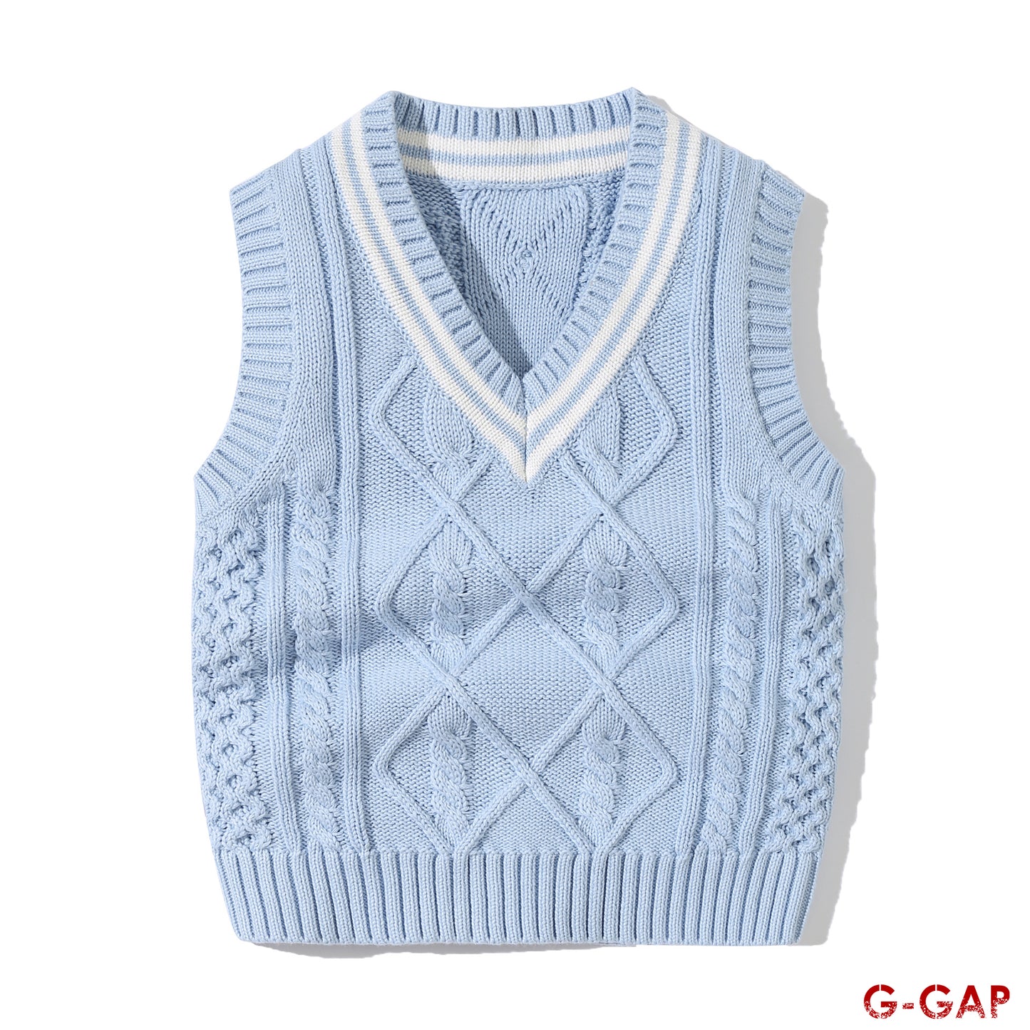 Cute V-Neck Knitted Vest