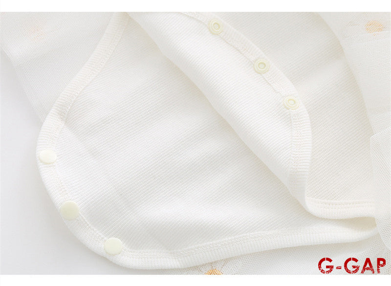 Newborn Cotton Romper Dress Long Sleeved Baby Clothes