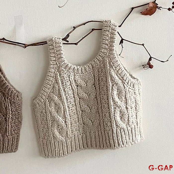 Spring and Autumn Infant Knitted Vest Waistcoat