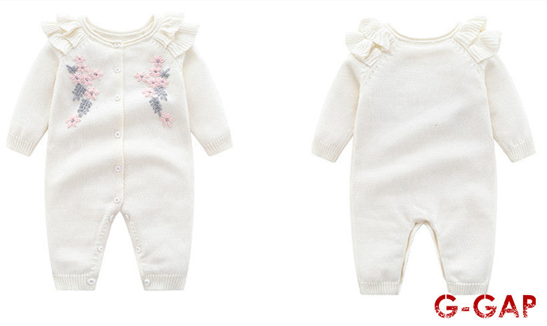 Woolen Knitted Romper for Babies