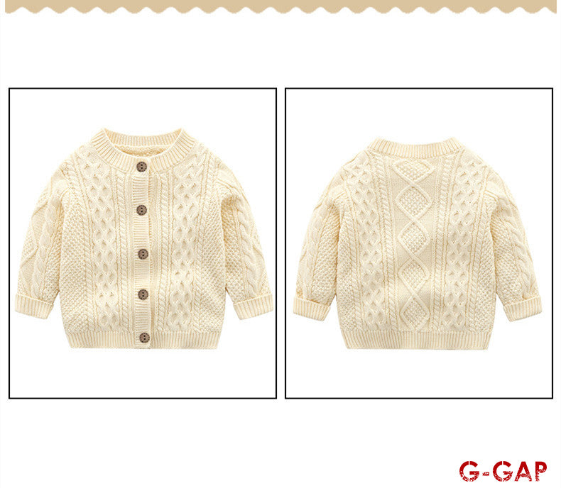 Solid Color Knitted Cardigan