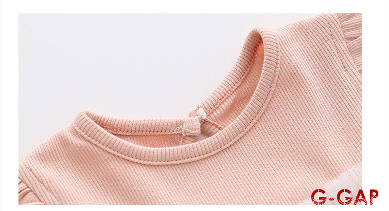 Newborn Cotton Romper Dress Long Sleeved Baby Clothes