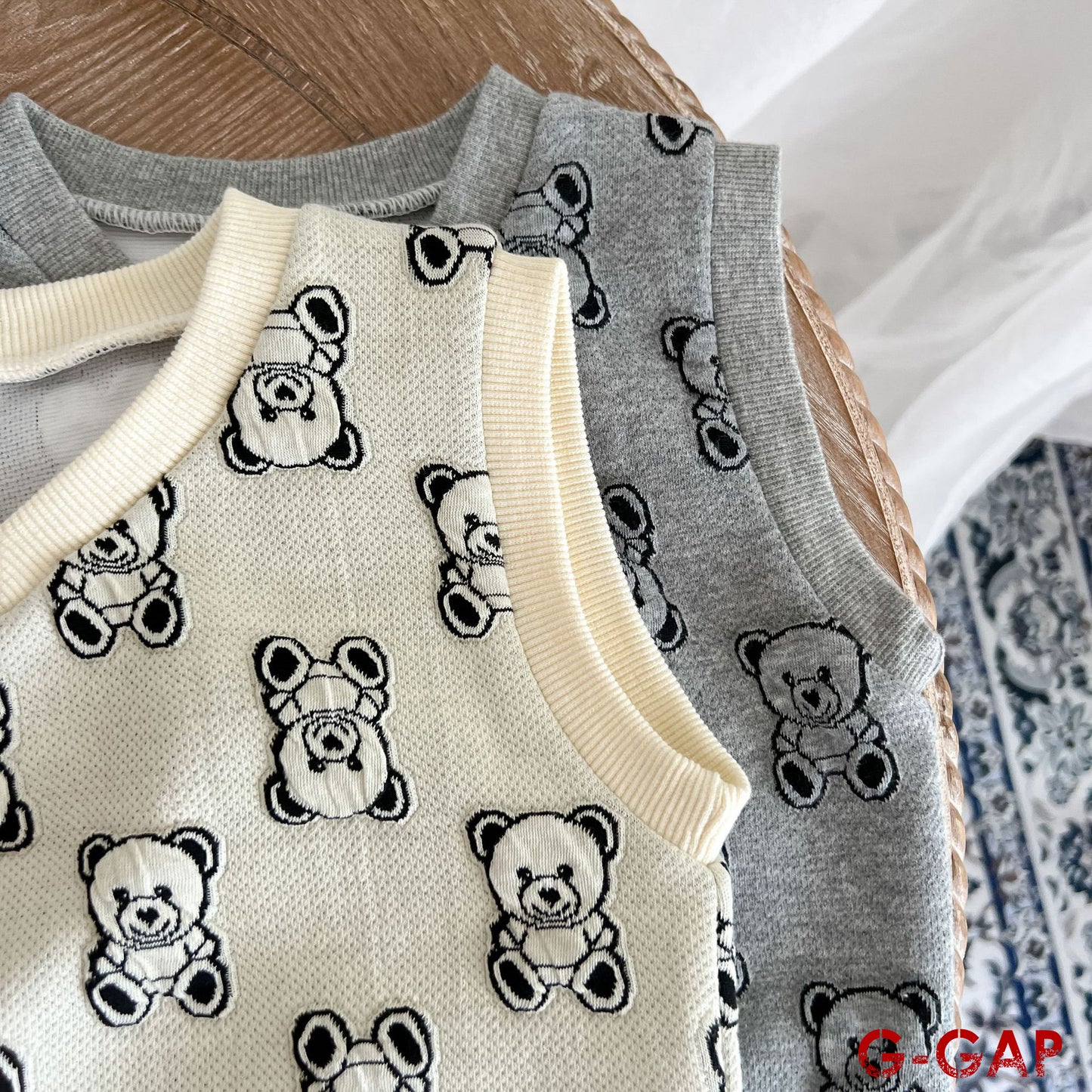 Baby Bear Vest Pants Suit Autumn Fashion Cotton 2-Piece