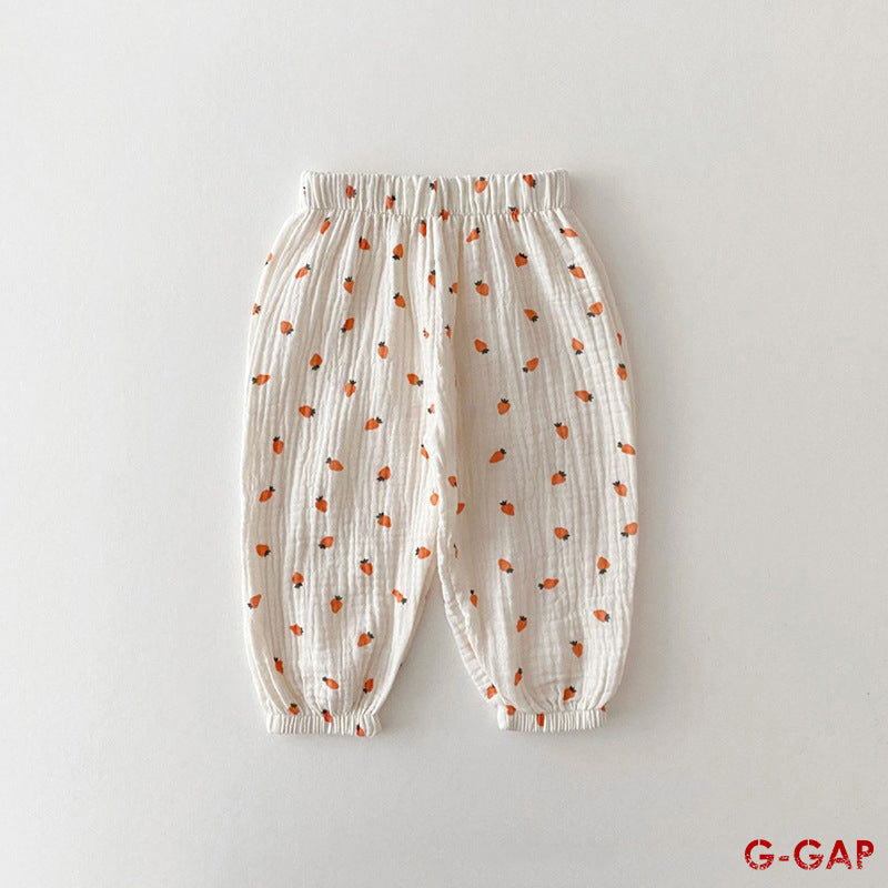 Summer Infant Mosquito-Proof Cotton Lantern Pants