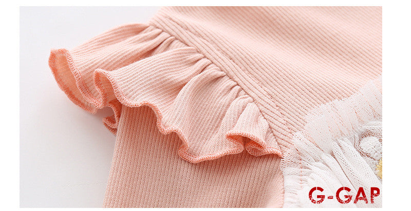Newborn Cotton Romper Dress Long Sleeved Baby Clothes