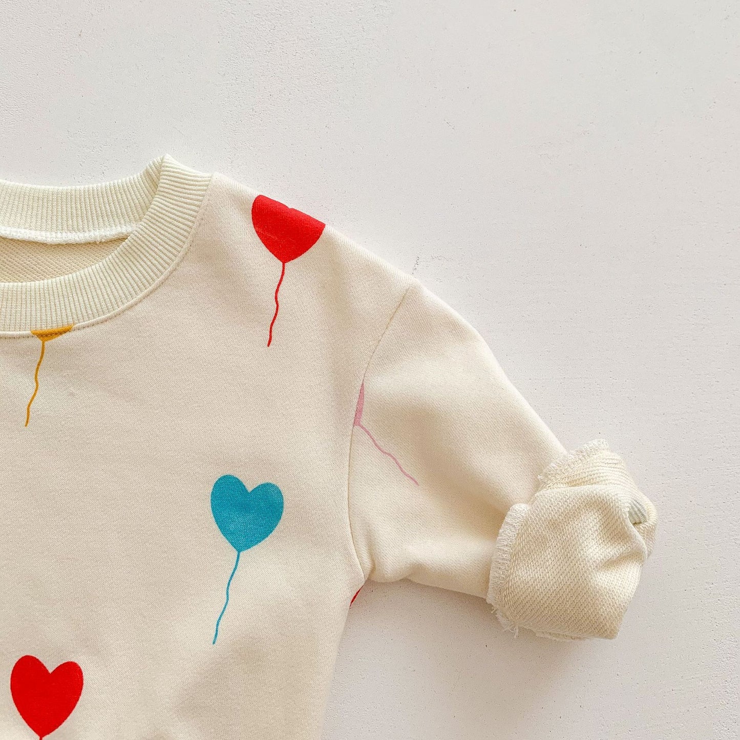 Autumn Love Baby Top and Pants Fashion 2-Piece Children's Suit