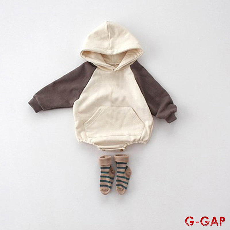 Hooded Romper for Boys and Girls